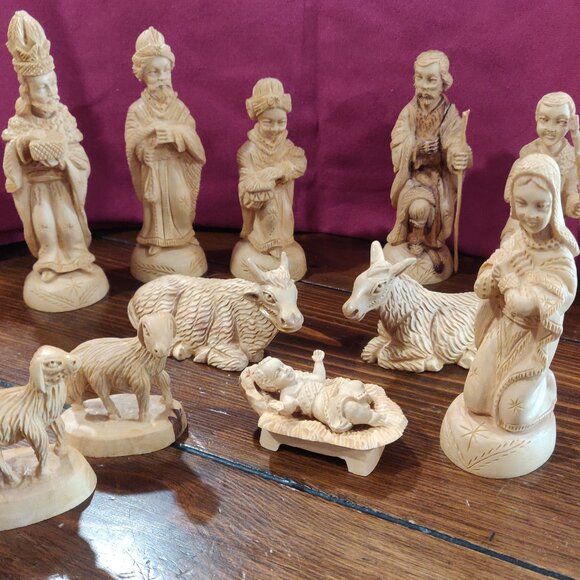Other - Hand-Carved Nativity Scene from Bethlehem